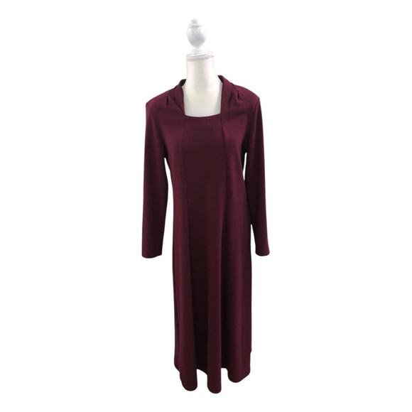Coldwater Creek Maroon Maxi Dress - Picture 10 of 10